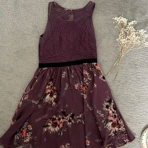 lovely purple dress